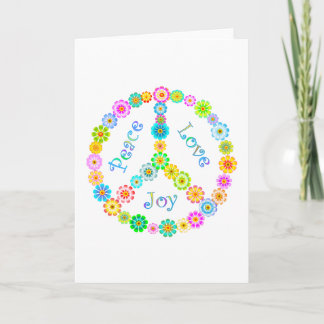 Peace Liebe Joy Karte