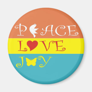Peace Liebe Joy Magnet