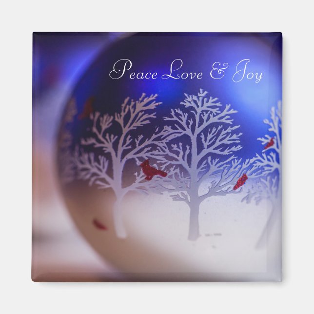 Peace Liebe & Joy Magnet (Vorne)
