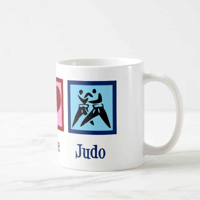 Peace Liebe Judo Tasse (Rechts)
