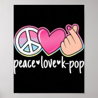 Peace Liebe K-Pop Niedlich Kpop Music Anime Lover