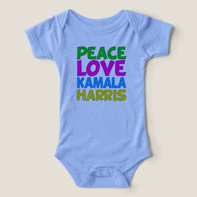 Peace Liebe Kamala Harris Niedlich (Design Vorderseite)