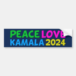 Peace Liebe Kamala Harris Niedlich 2024 Wahl Autoaufkleber