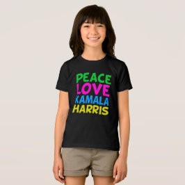 Peace Liebe Kamala Harris Niedlich Kids Tri-Blend Shirt