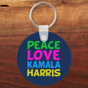 Peace Liebe Kamala Harris Schlüsselanhänger