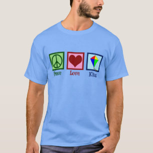 Peace Liebe Kites Niedlich Kite Festival T-Shirt