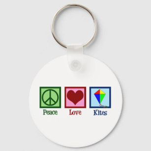 Peace Liebe Kites Schlüsselanhänger
