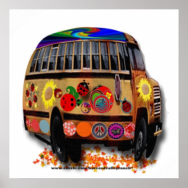 Peace Liebe Ladybugs Poster (Vorne)