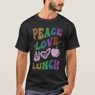 PEACE LIEBE LUNCH LADY Retro Cafeteria Locarno T-Shirt