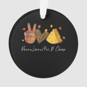 Peace Liebe Mac N Chef Halloween Erntedank Ornament