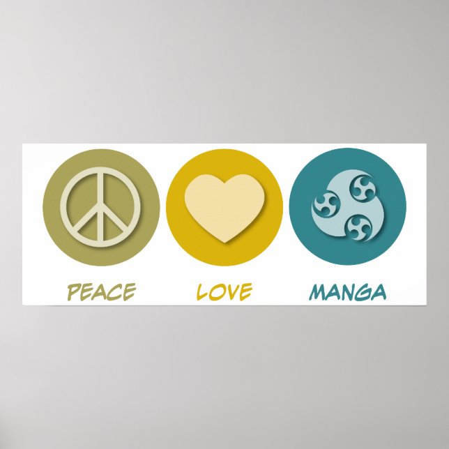 Peace Liebe Manga Poster (Vorne)