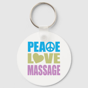 Peace Liebe Massage Schlüsselanhänger