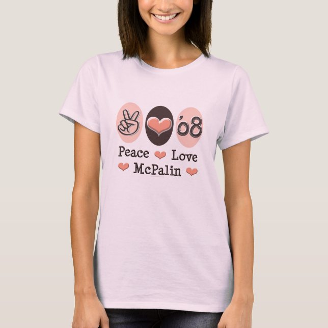 Peace Liebe McPalin T Shirt 08 Bio (Vorderseite)