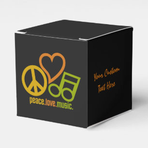 Peace Liebe Music Custom Fevor Box Geschenkschachtel