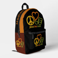 Peace Liebe Music individuelle Name