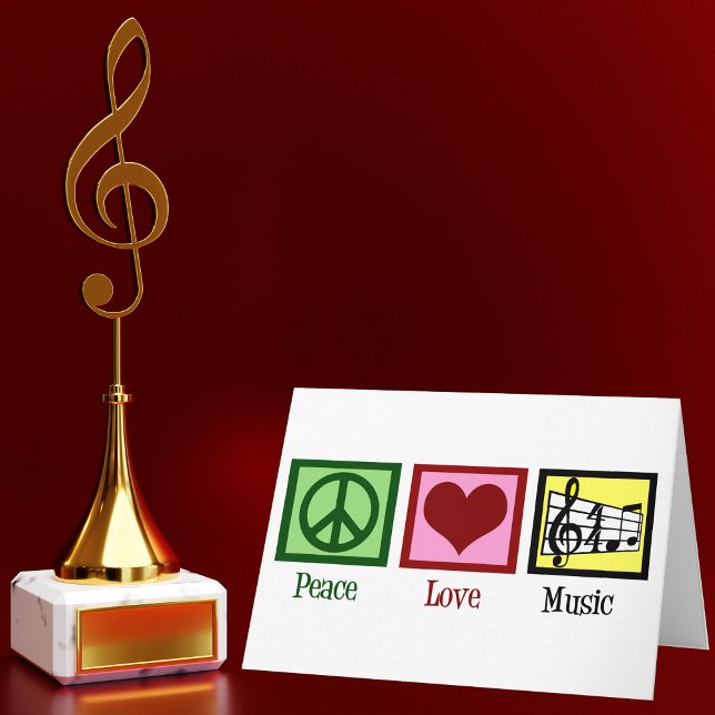 Peace Liebe Music Karte (Von Creator hochgeladen)