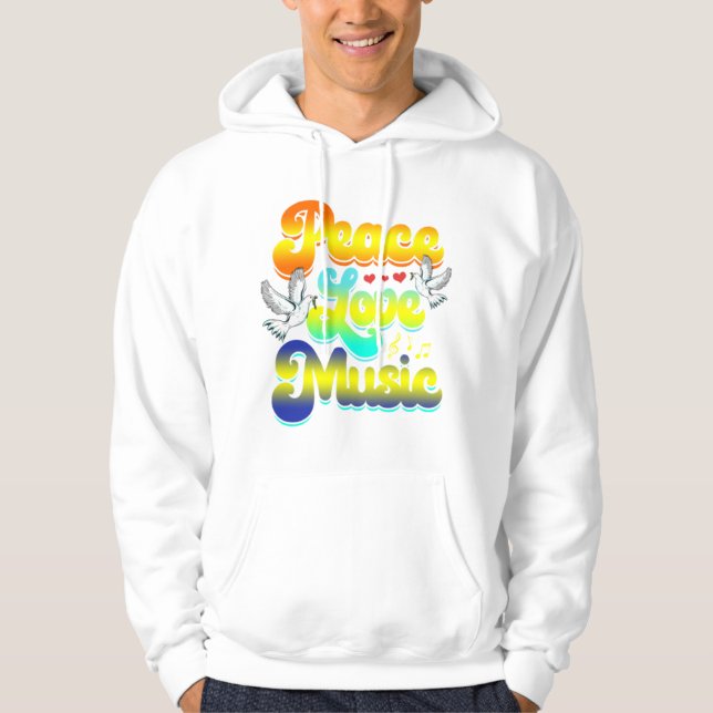 Peace Liebe Music Rave Festival - Martha Argerich  Hoodie (Vorderseite)