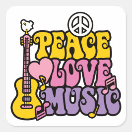 Peace Liebe Music Sticker
