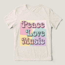 Peace Liebe Music Women's Tri-Blend Shirt