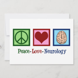 Peace Liebe Neurologie Karte