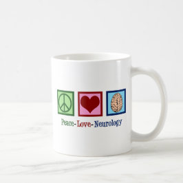 Peace Liebe Neurologie - Neurologe Tasse