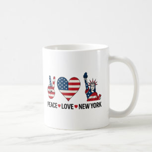 Peace Liebe New York Kaffeetasse