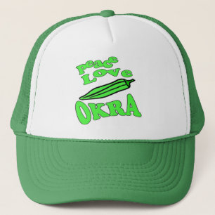 Peace Liebe Okra Truckerkappe