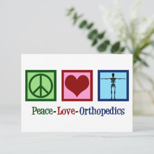 Peace Liebe Orthopädie Niedlich Orthopädie Card