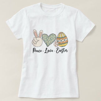 Peace Liebe Osterfest T - Shirt - Spaß und festlic
