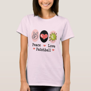 Peace Liebe Paintball Bio T-Shirt
