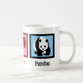 Peace Liebe Pandas Tasse