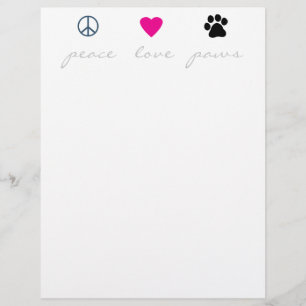 Peace Liebe Paws