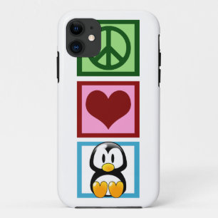 Peace Liebe Penguins iPhone 11 Hülle