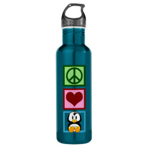 Peace Liebe Penguins Trinkflasche
