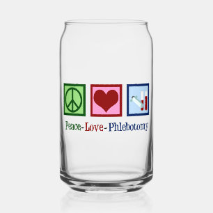 Peace Liebe Phlebotomie Niedlich Phlebotomist Dosenglas