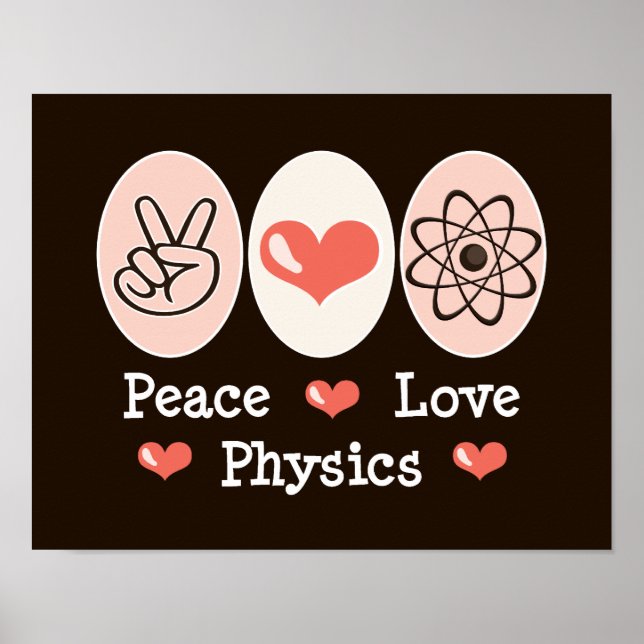 Peace Liebe Physical Poster (Vorne)