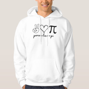 Peace Liebe Pi Math Liebe Pi Day Mathematik Mathem Hoodie