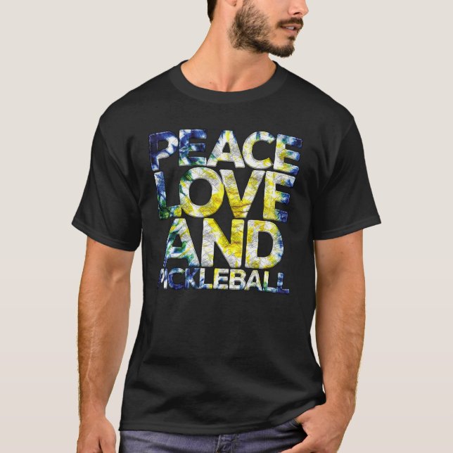 Peace Liebe Pickleball Pickleball Spieler Fan Quot T-Shirt (Vorderseite)