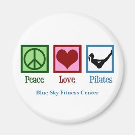 Peace Liebe Pilates Niedliches Custom Studio Magnet