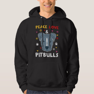 Peace Liebe Pitbull's Pitbull Eigentümer und Pitbu Hoodie