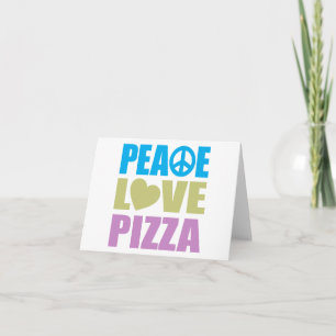 Peace Liebe Pizza Karte