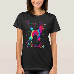 Peace Liebe Poodle Dog T-Shirt