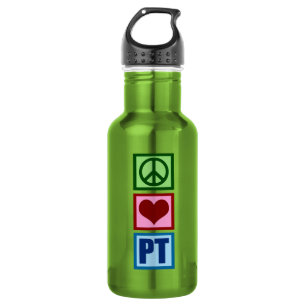 Peace Liebe PT Trinkflasche