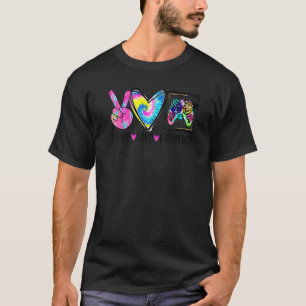 Peace Liebe Radiology Colorful X-Ray Techniker Kra T-Shirt