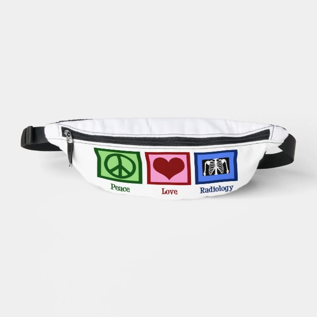 Peace Liebe Radiology Niedlich Radiologist Bauchtasche (Vorderseite)