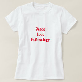 Peace Liebe Reflexology T - Shirt