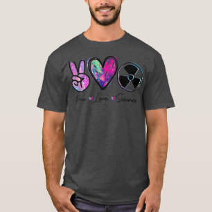 Peace Liebe Science Funny Teacher Premium T-Shirt