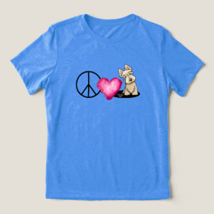 Peace Liebe Scotties T - Shirt