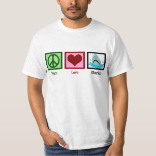 Peace Liebe Sharks T-Shirt