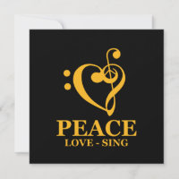Peace Liebe Sing Choir Chorus Chormusik Clef Gif